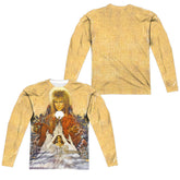 Labyrinth Cover Art (Front/Back Print) Men's Regular Fit Polyester Long-Sleeve T-Shirt